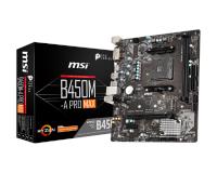 MSI B450M-A PRO MAX DDR4 VGA DVI HDMI 3466 3.1